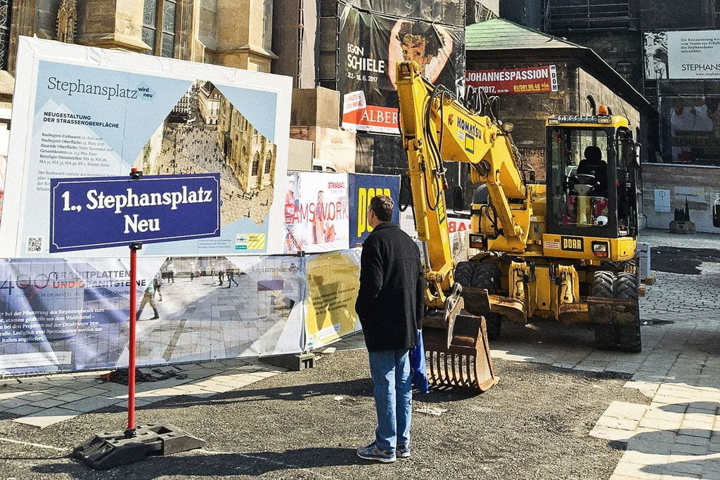 Start of Construction Stephansplatz